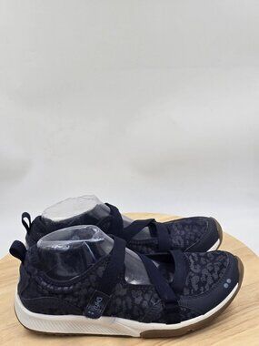 Ryka Kailee Leapord Mary Jane Navy Walking Shoes Womens sz 8.5M